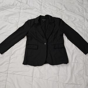 Rachel Zoe Black Striped Blazer